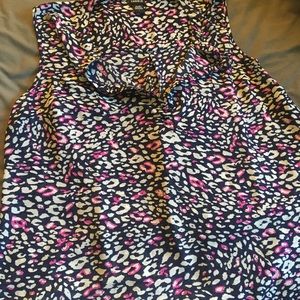 Torrid Size 1 Sleeveless Tank Blouse-Cheetah Print